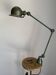 Vintage 1960 Jielde lamp with 2 arms in original industrial green - 100 cm