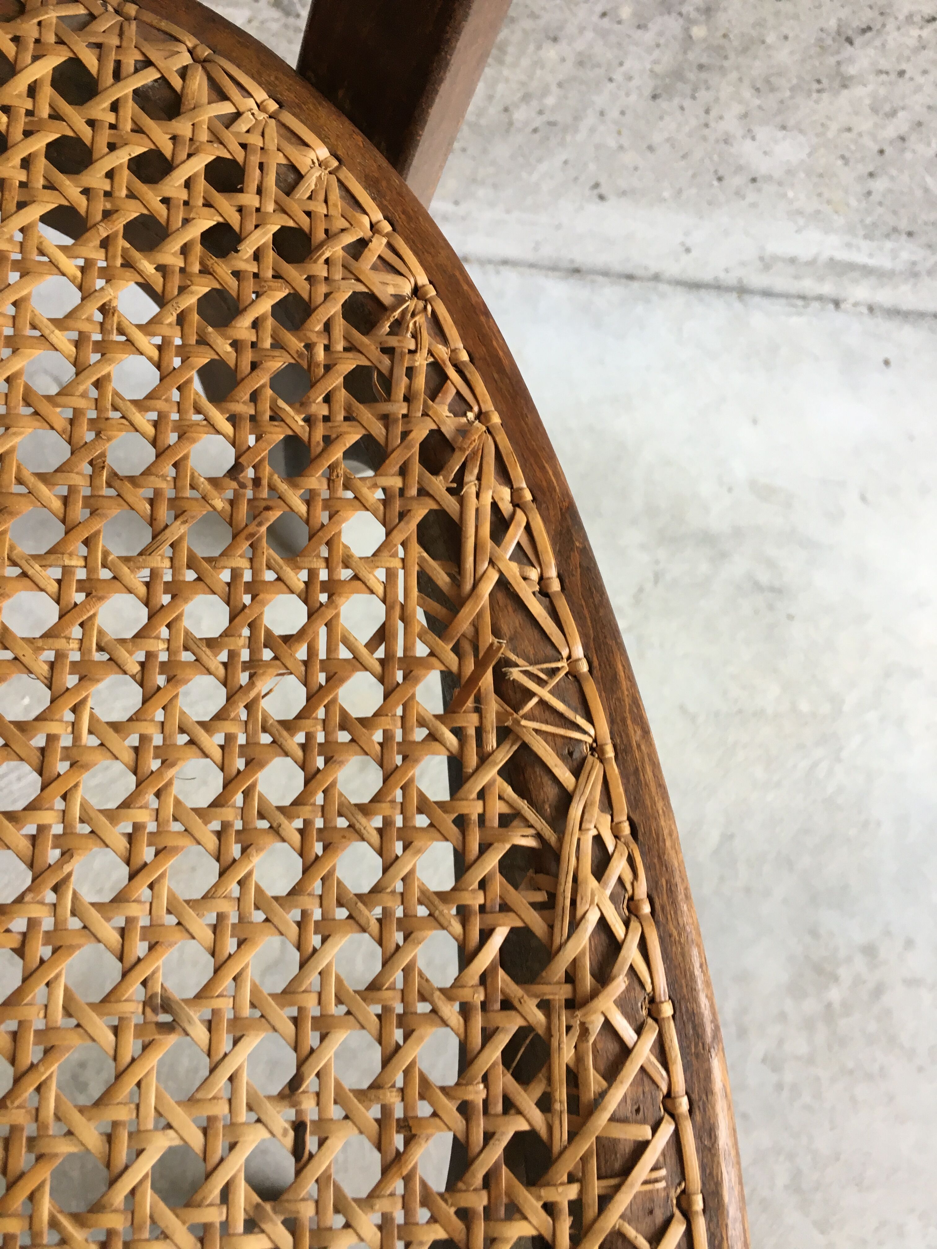 Set of 5 canned Baumann chairs