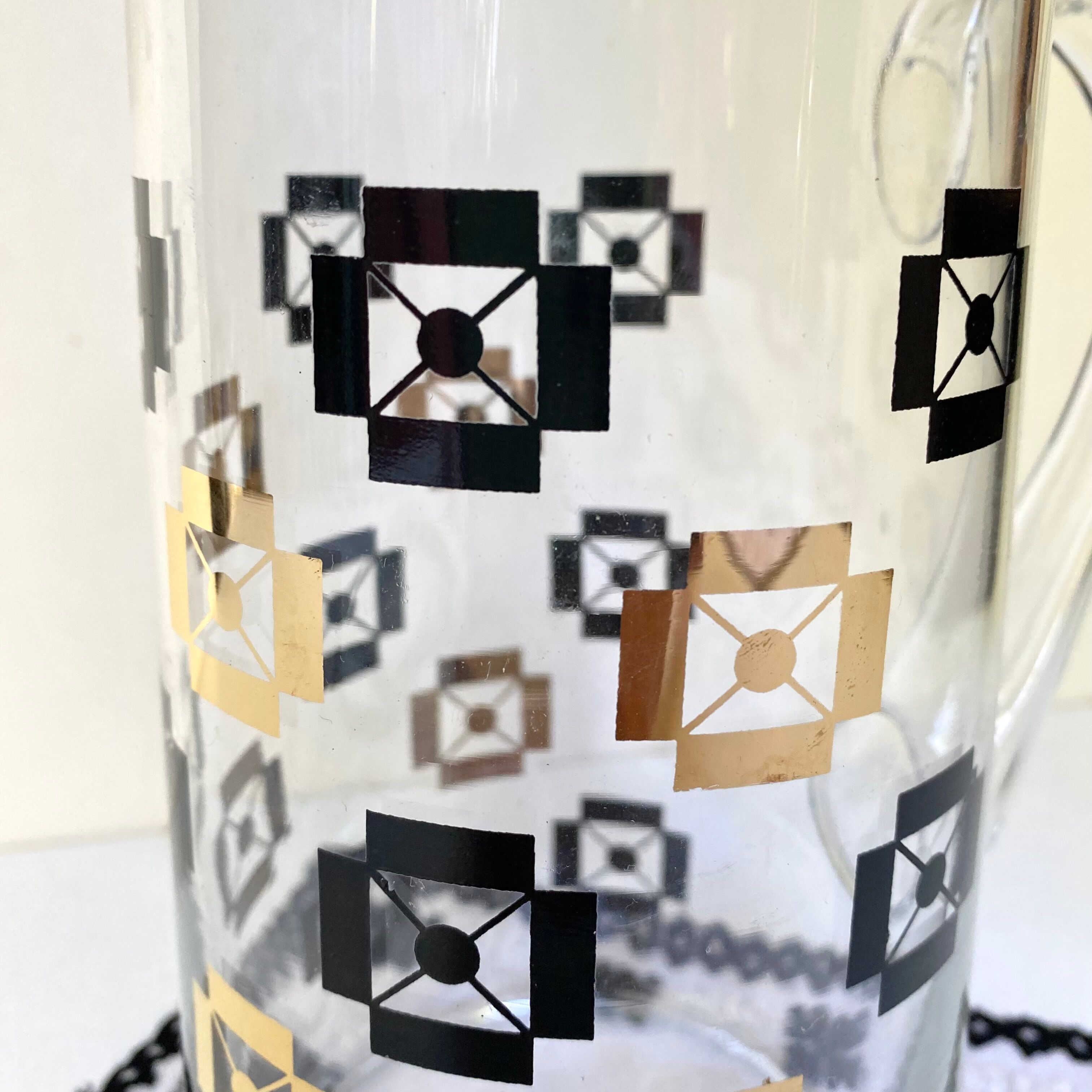 Vintage glass pitcher