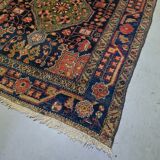 Old hand knotted kurdish woolen kolyai carpet. mid 20th century.