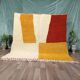 Berber rug natural wool Morocco 3 x 2 m