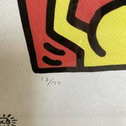 Keith haring sérigraphie « statue of liberty » numérotée et certificat