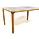 Scandinavian beech dining table, Magnus Olesen, Denmark, 1960.