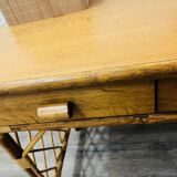 Vintage rattan desk