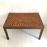 Table low vintage inlaid