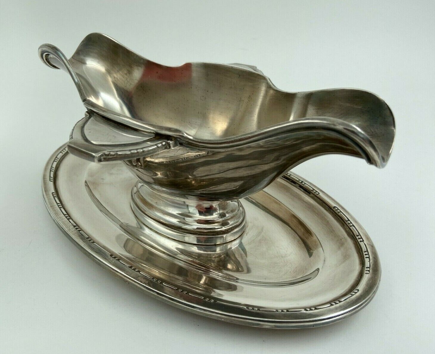 Silver metal sausage 88595 poincon double piedouche net
