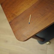 Walnut table, Italian design, 1960s, manufacture: Italy