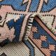 3x10 Pink & Blue Oushak Runner Rug 80x325Cm SK 22171