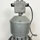 Industrial black enamel pendant lamp from Elektrosvit 1960s
