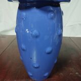 Vase céramique bleu
