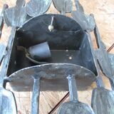 Paire d'appliques brutalistes en fer forgé de T. Ahlstrom