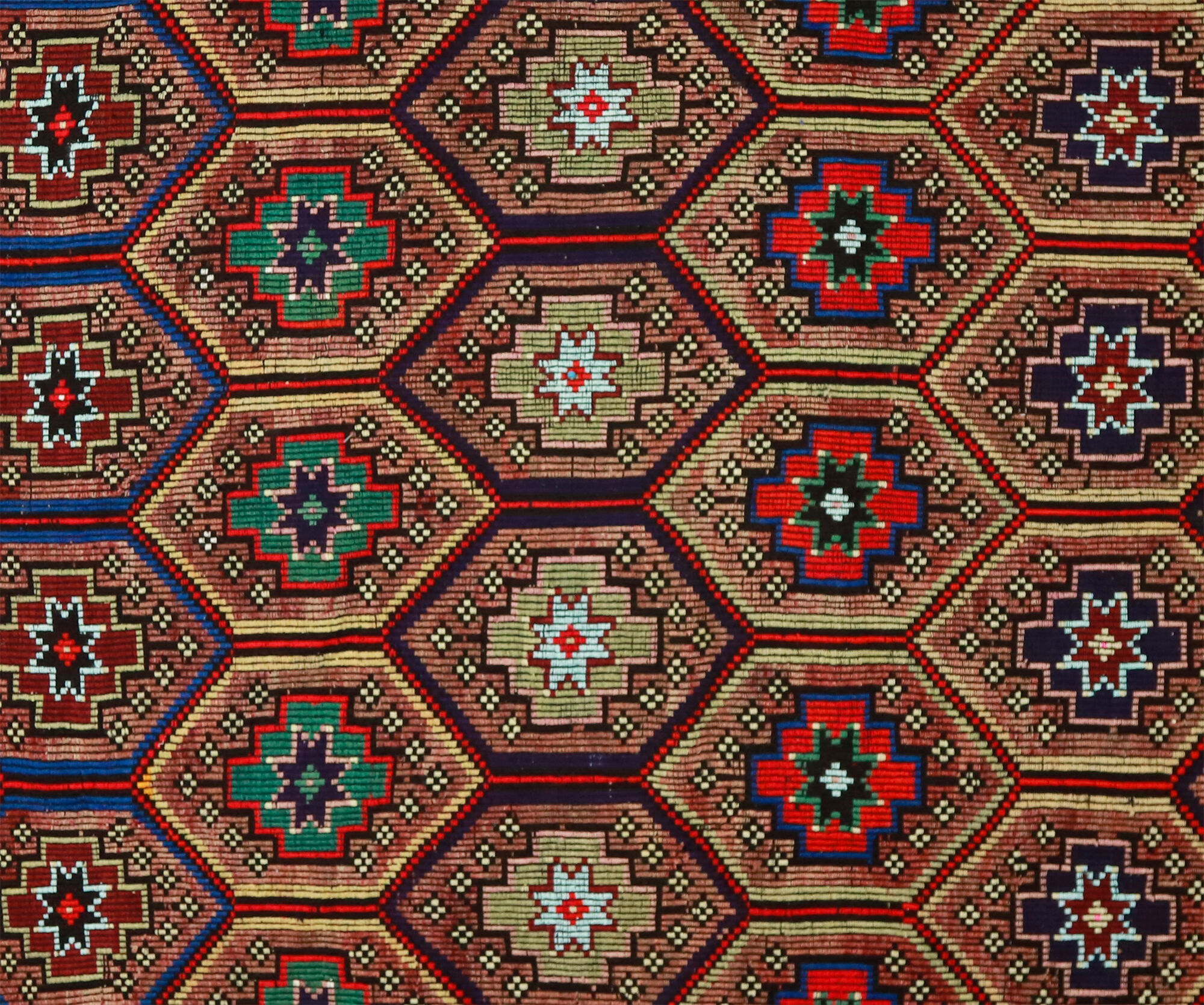 Anatolian handmade kilim rug 320 cm x 198 cm