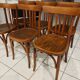 Suite of 6 chairs by Bistrot Baumann in 1940