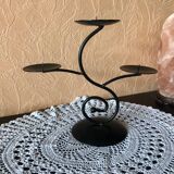 Candlestick black 3 branches candlestick