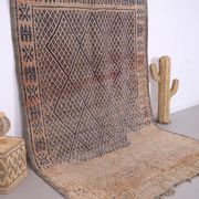 Vintage Beni Mguild Rug 197 x 316 cm - Vintage Moroccan Rug, Old Berber Rug
