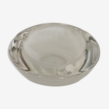 Ashtray round vintage in Vannes France Crystal