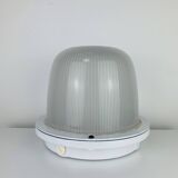 Holophane industrial porthole ceiling light, wall light, 1960s