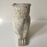 Very beautiful zoomorphic marble sculpture - Owl / Owl signed Jokerz