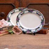 Two Art Deco trays by Losol Ware, large and medium size.