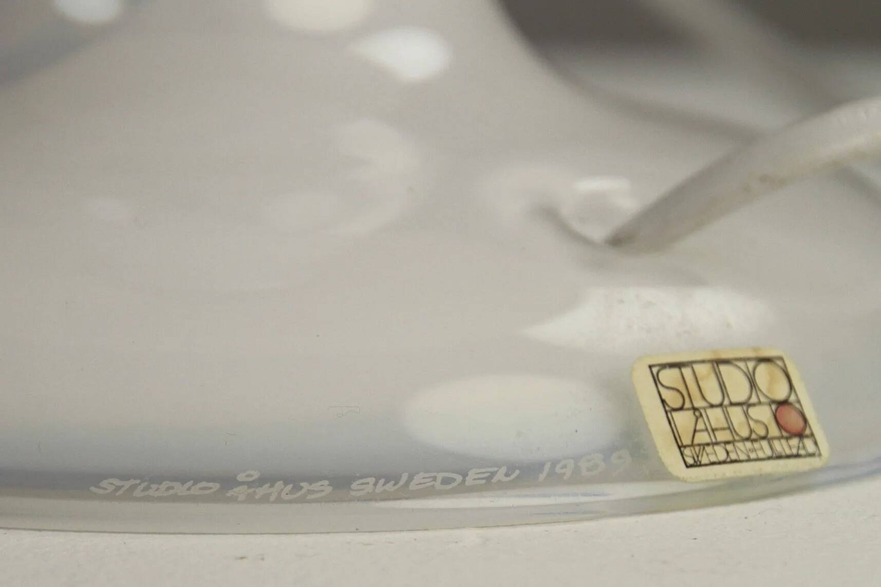 Lampe de table Crystal Studio par Hannelore Dreutler / Studio Åhus pour Ateljé Lyktan, Suède, 1989
