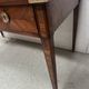 Louis XVI flat desk in mahogany veneer and rosewood, 18th century.