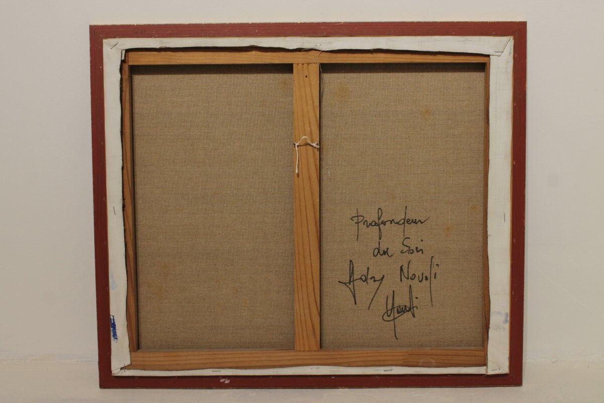 Oil painting on canvas "Evening Depth" by Adry Novoli