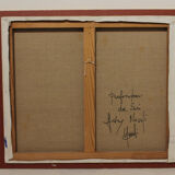 Oil painting on canvas "Evening Depth" by Adry Novoli