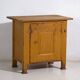 Small mustard-coloured cabinet – Central Europe, around 1890
