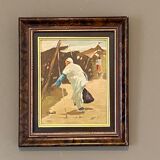 Orientalist painting. Framed oil. 1940 60.