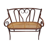 Banquette en bois courbé 1900