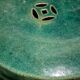 Chinese garden stool ceramic green glaze stoneware