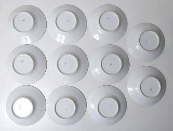 Service café thé Limoges Ribes porcelaine or argent nacre irisé Art Déco