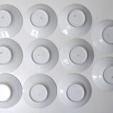 Limoges Ribes porcelain tea and coffee service, gold, silver, iridescent mother-of-pearl, Art Deco