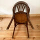 Chaise de bistrot vintage avec accoudoirs