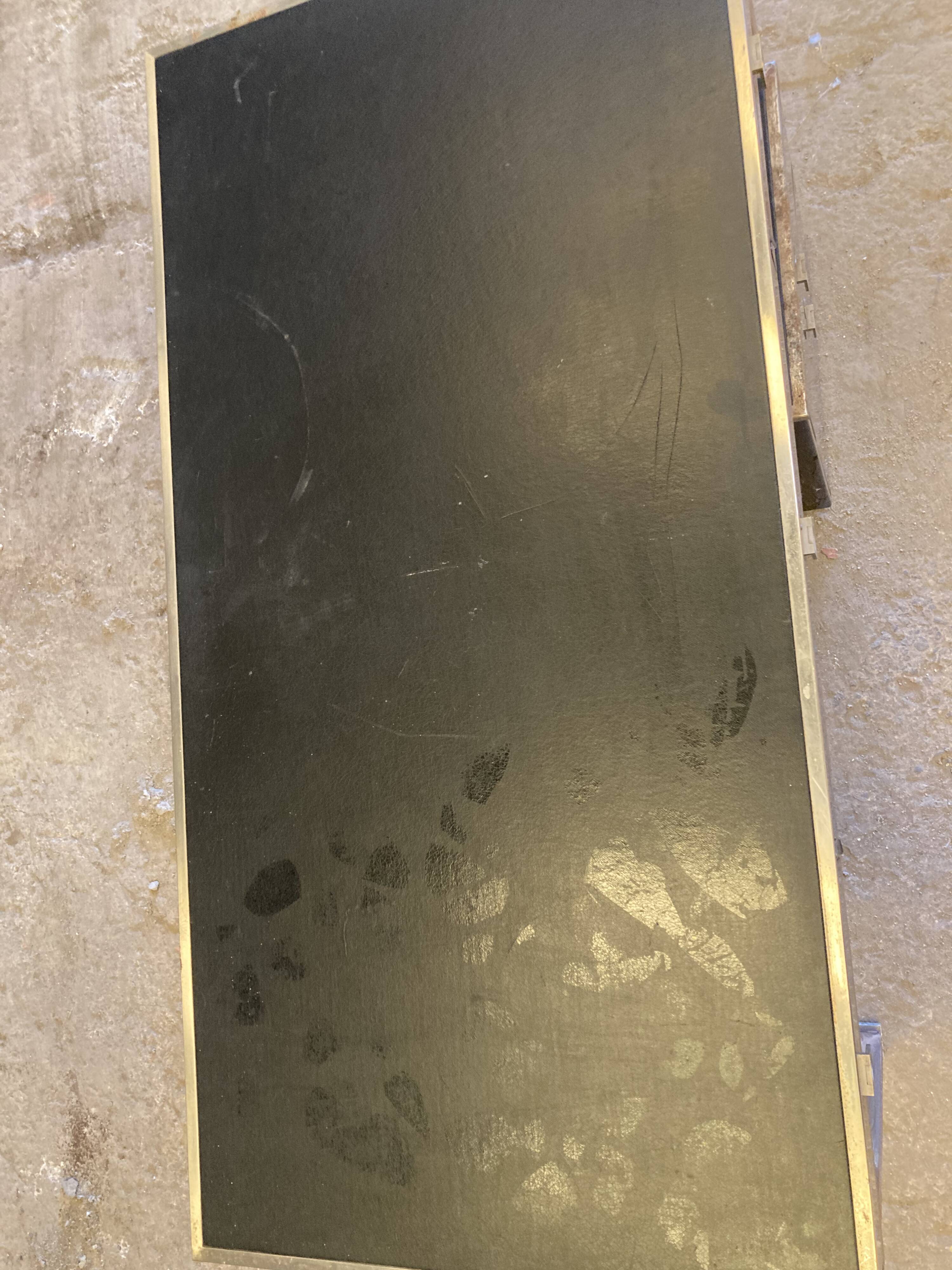 Office model 130 black Guy Lefèvre 1970 house Jansen