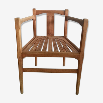 Fauteuil en bois ancien vintage