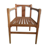 Fauteuil en bois ancien vintage