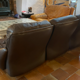 Modular leather sofa by Michel Cadestin for Airborne Publisher