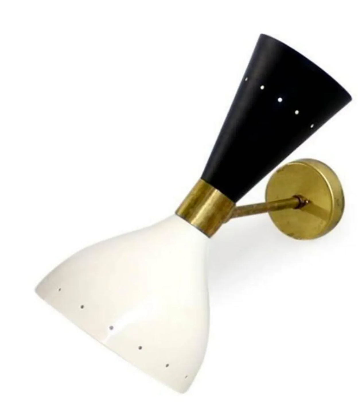 Pair of wall sconces in the style of Italian creations of the 50s