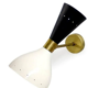 Pair of wall sconces in the style of Italian creations of the 50s
