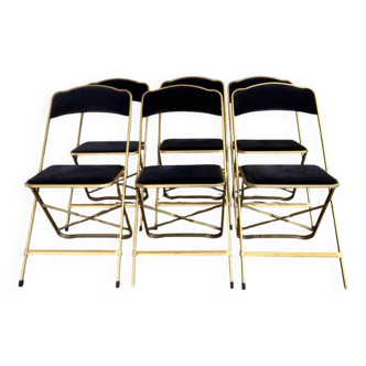 Folding theater chairs