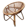 Ball-shaped rattan armchair