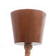 1960s ceiling light walnut opaline glass