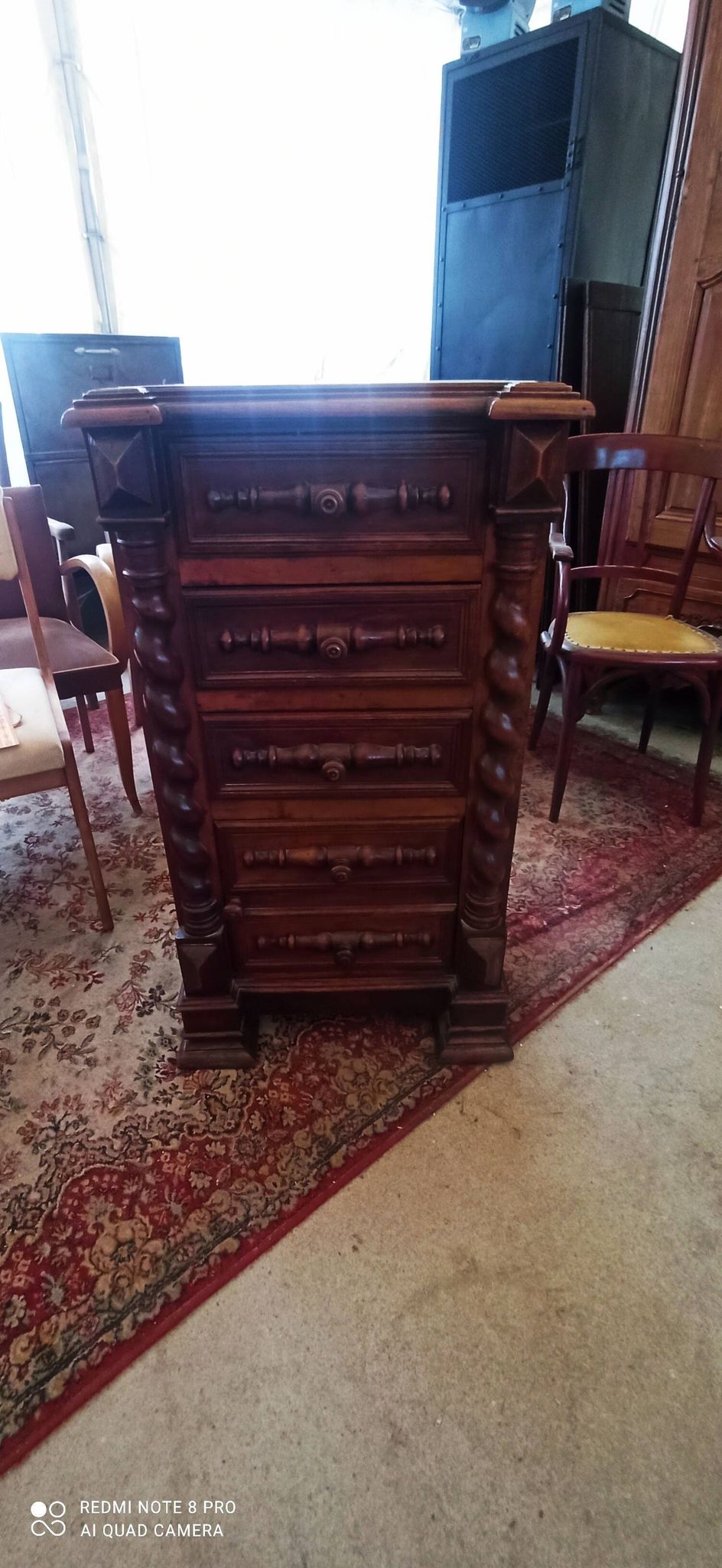 Semainier henri ii petite commode