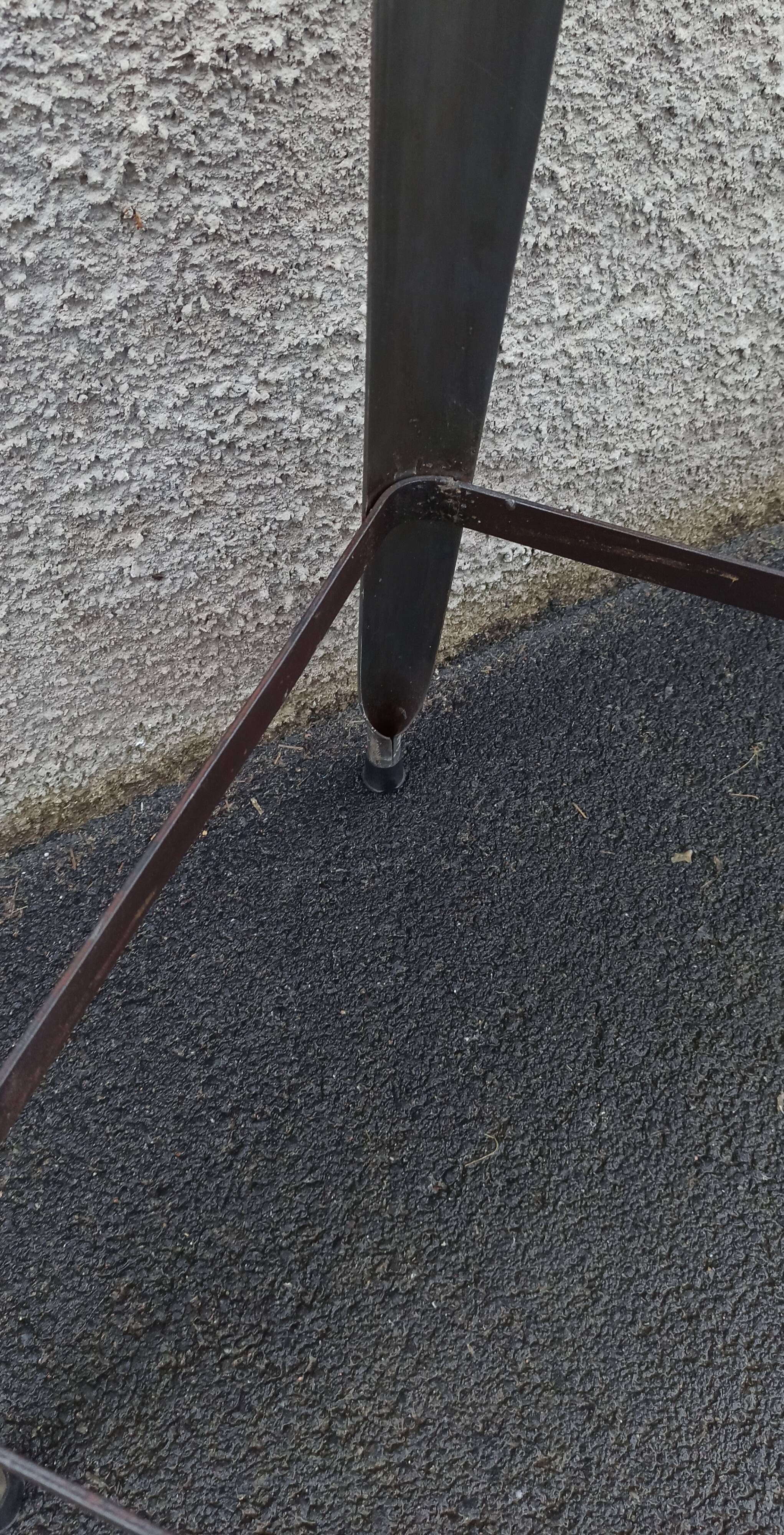 Pair of metal stools