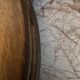 Antique gilded wooden mirror called gendarme hat h 64 / l 43.5 cm