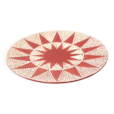 Plat art-déco craquelé