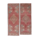 Set of 2 turkish carpets, 1970s, 47 x 126 - 47 x 128 cm
