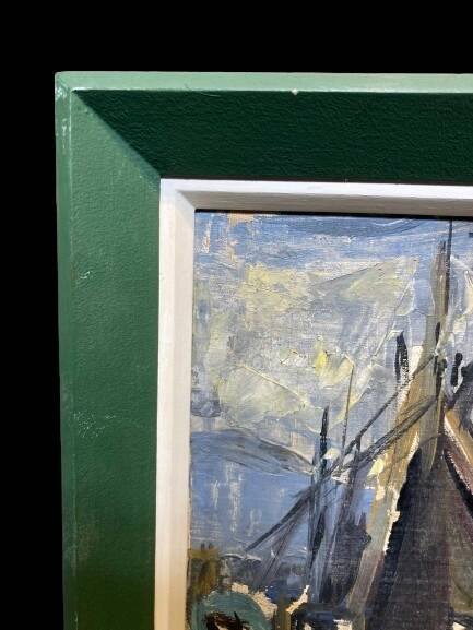 Knife painting signed Moun-Pollat