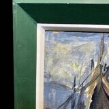 Knife painting signed Moun-Pollat